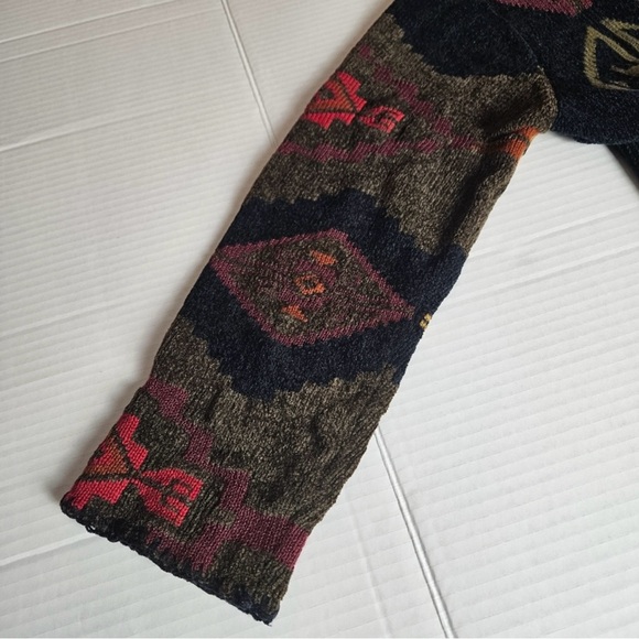 Chico’s Design Women Aztec Long buttoned down Sweater - Picture 3 of 11